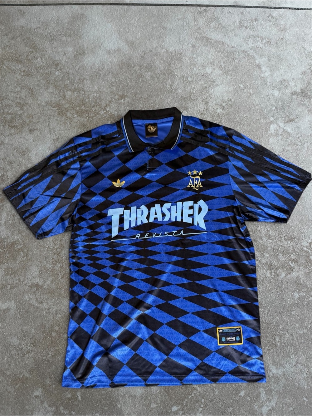 Adidas x Thrasher Argentina jersey- Size small